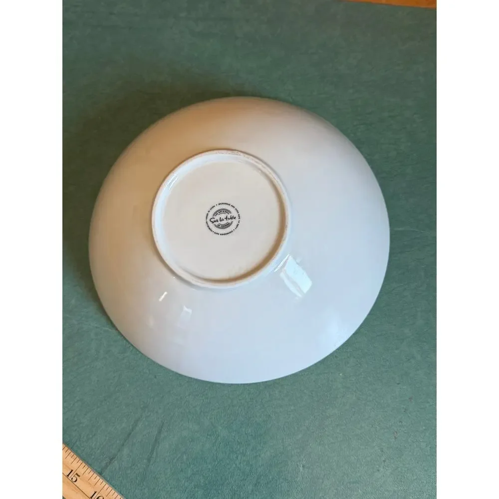 Sur La Table White Porcelain Nesting Coupe Bowls Set of 2